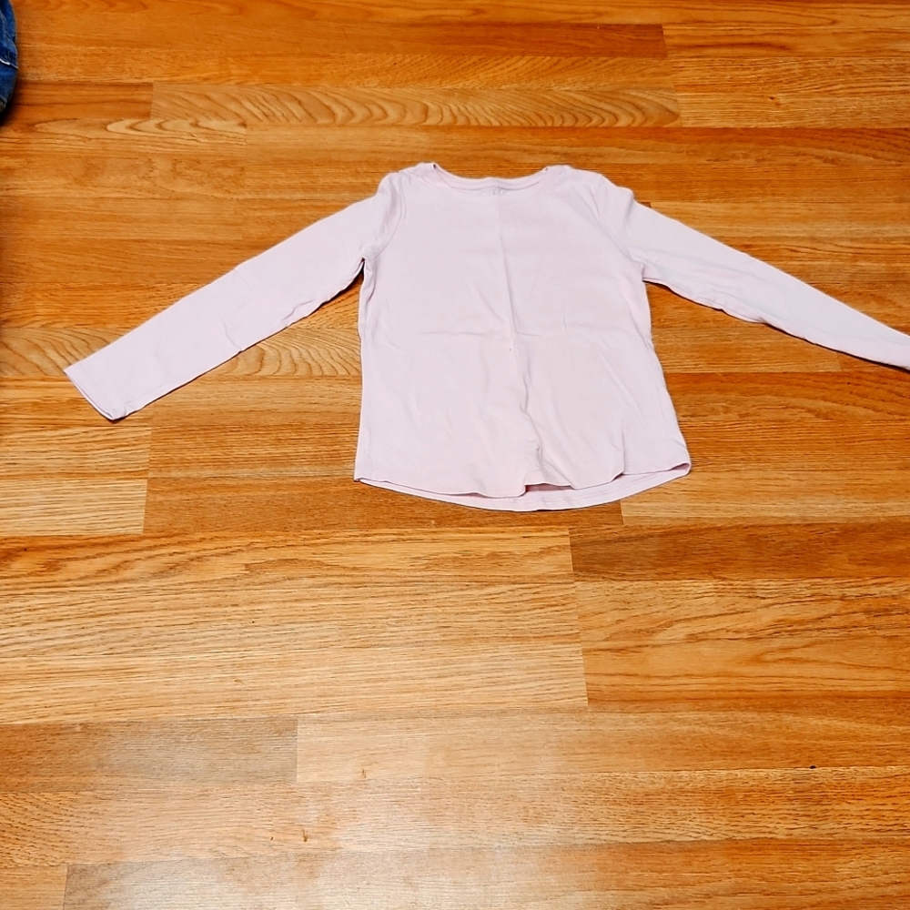 Wonder Nation Solid Pink Long sleeve shirt